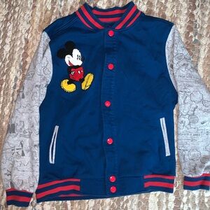 Disney Mickey Mouse Blue and Gray Kids Jacket